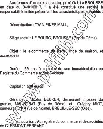 Contenu publication