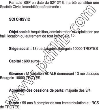 Contenu publication