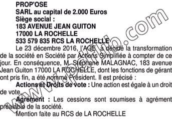 Contenu publication