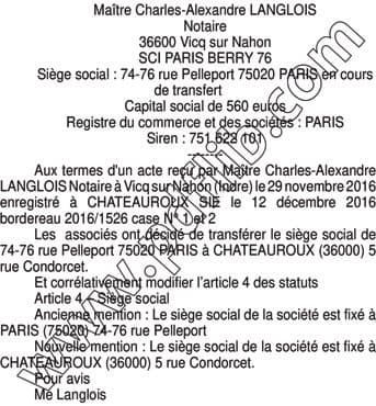 Contenu publication