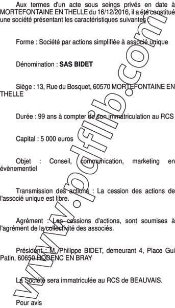 Contenu publication