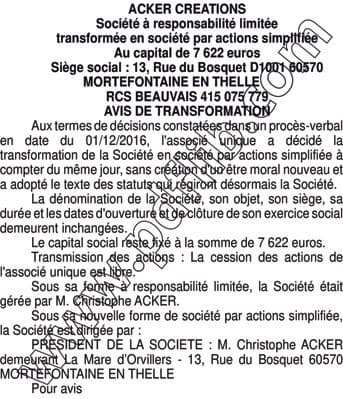 Contenu publication