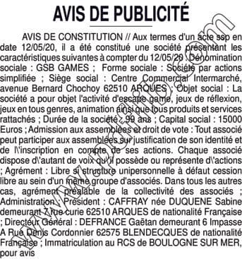 Contenu publication