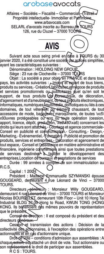 Contenu publication