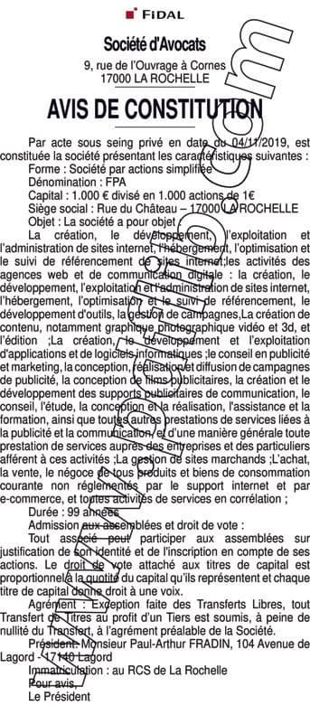 Contenu publication
