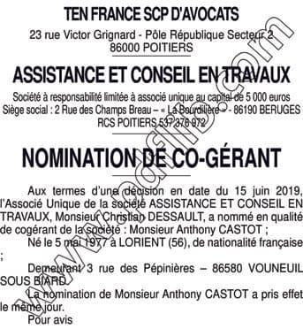 Contenu publication