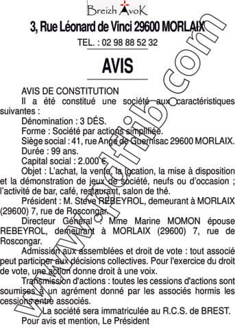 Contenu publication