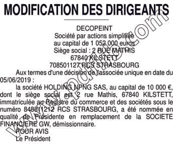 Contenu publication