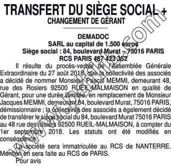 Contenu publication