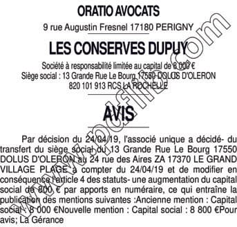 Contenu publication