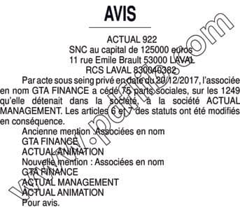 Contenu publication