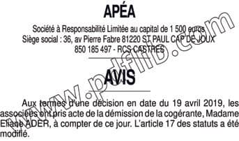 Contenu publication