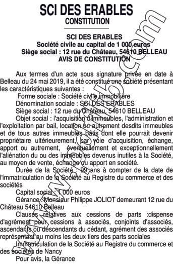 Contenu publication