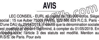 Contenu publication