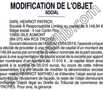 Contenu publication