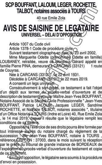 Contenu publication