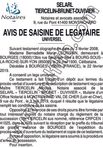 Contenu publication