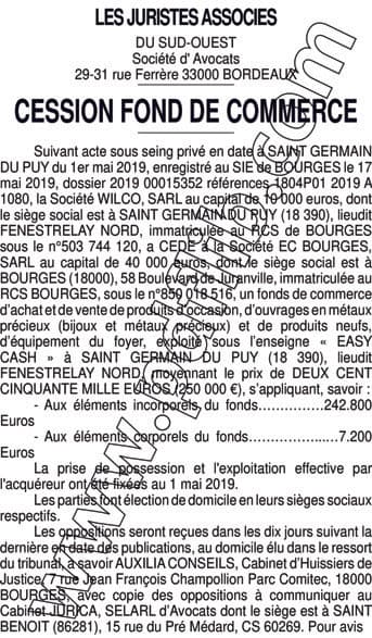 Contenu publication