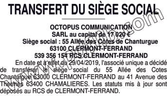 Contenu publication