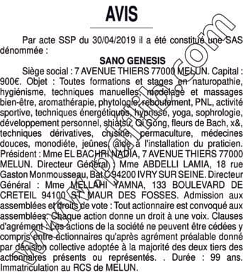Contenu publication