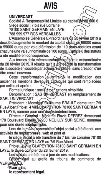 Contenu publication