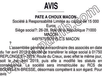 Contenu publication