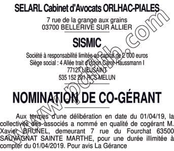 Contenu publication