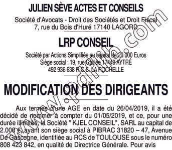 Contenu publication