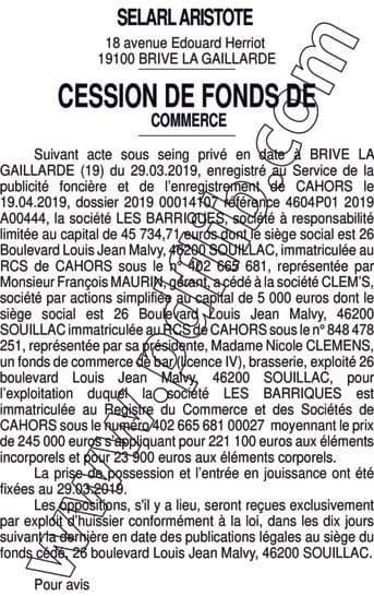 Contenu publication