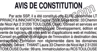 Contenu publication