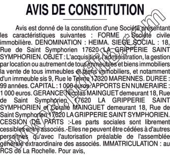 Contenu publication
