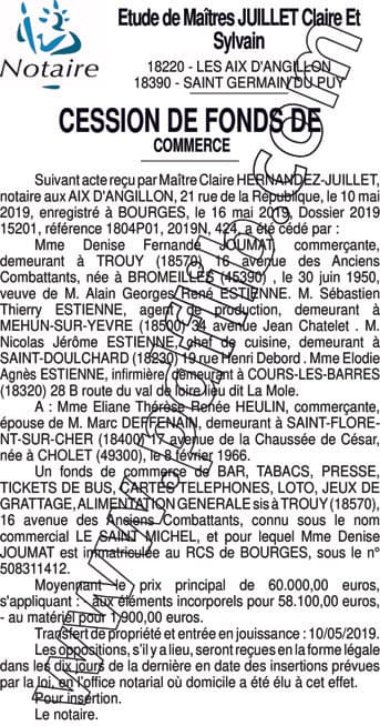 Contenu publication