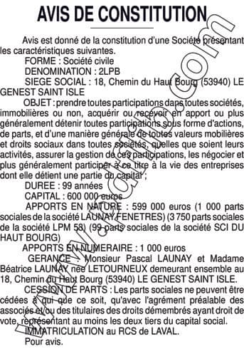 Contenu publication