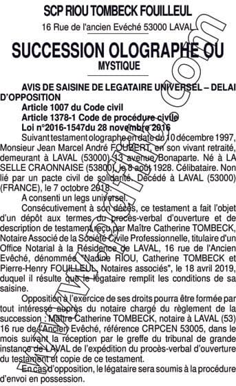 Contenu publication