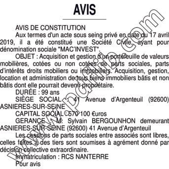 Contenu publication