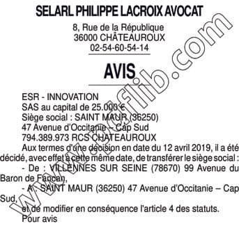 Contenu publication
