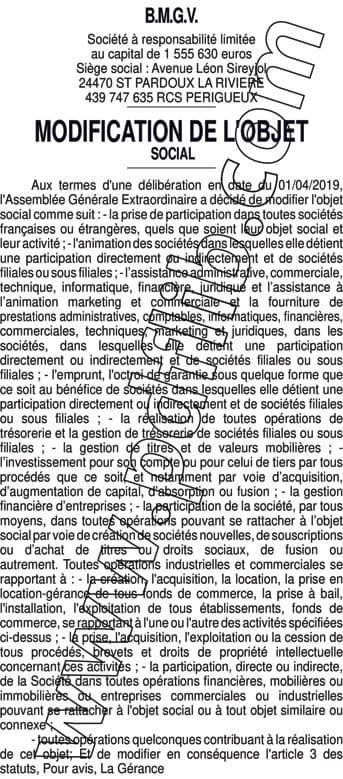 Contenu publication