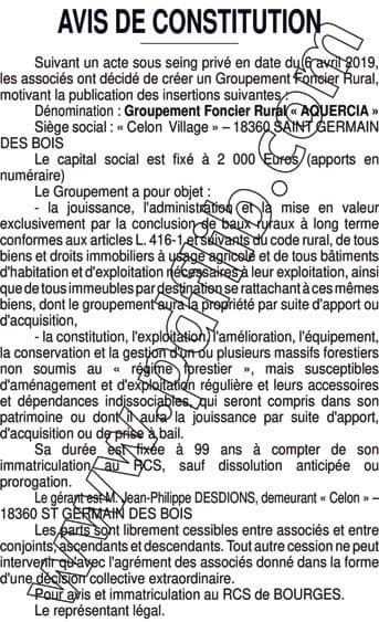 Contenu publication