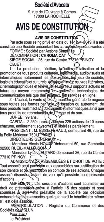 Contenu publication