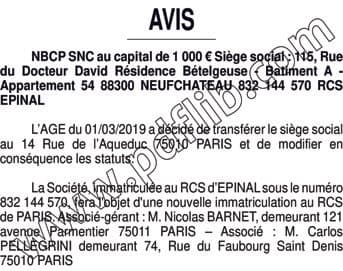 Contenu publication