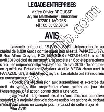 Contenu publication