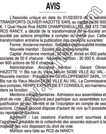Contenu publication