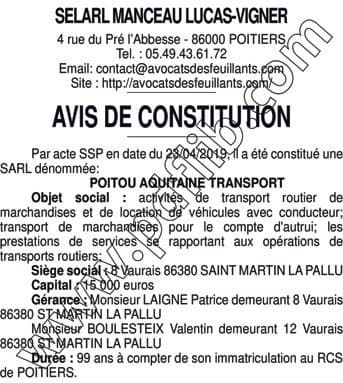 Contenu publication