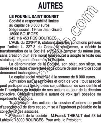 Contenu publication