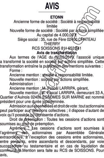 Contenu publication