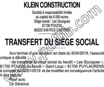 Contenu publication