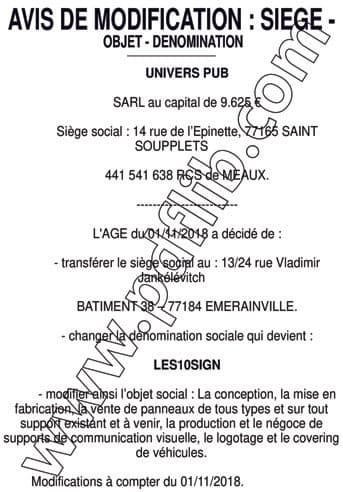 Contenu publication