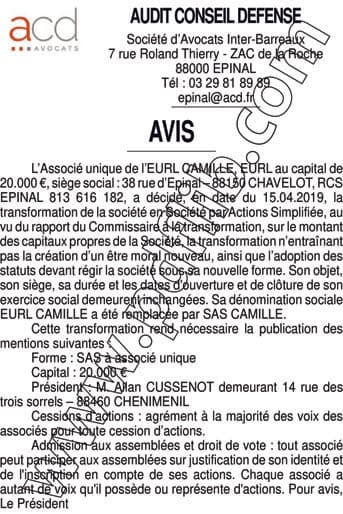 Contenu publication