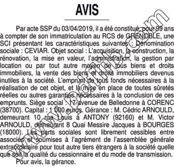 Contenu publication