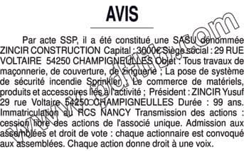 Contenu publication